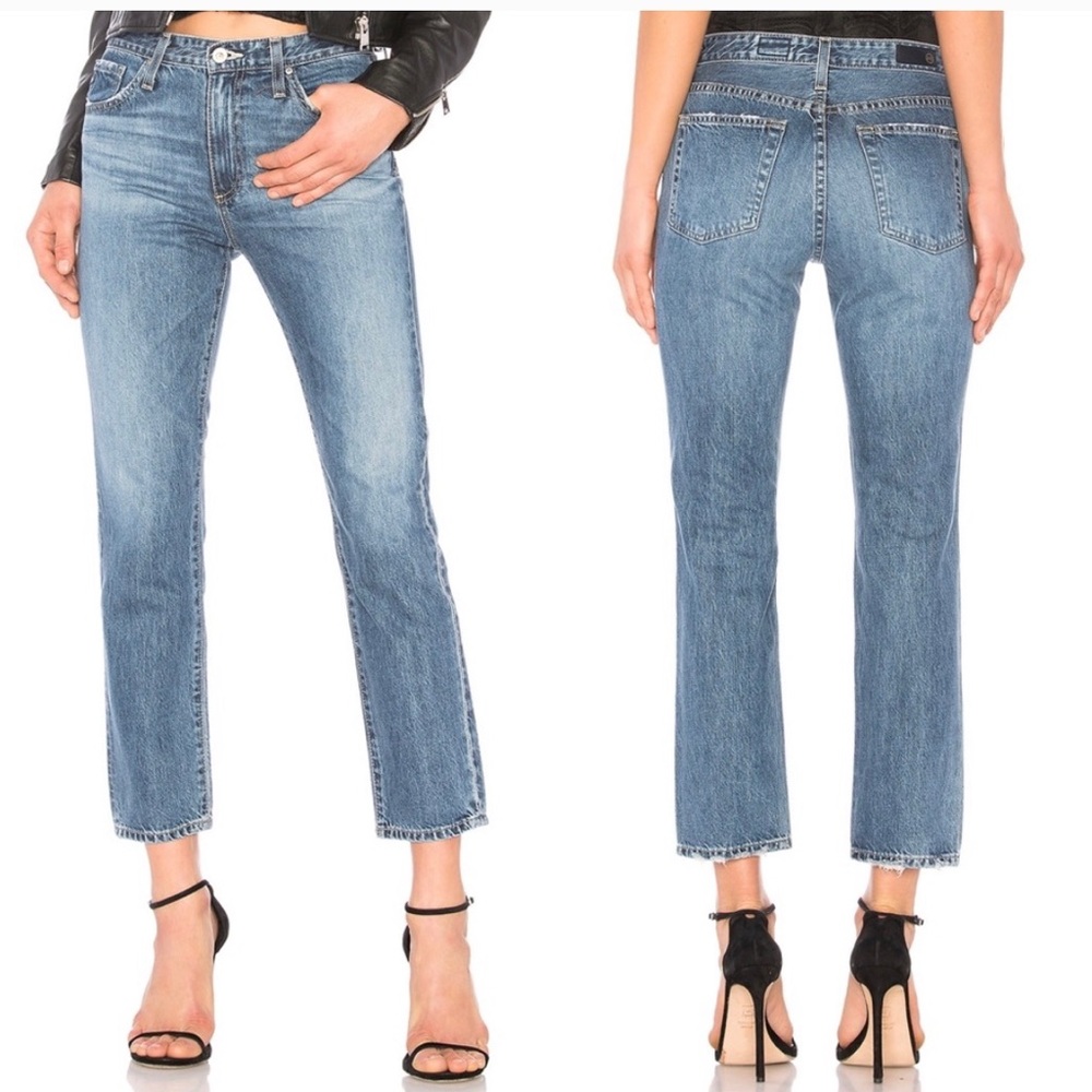 AG The Isabelle High-rise Straight Crop Jean
